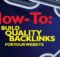 Build Backlinks to Your Website